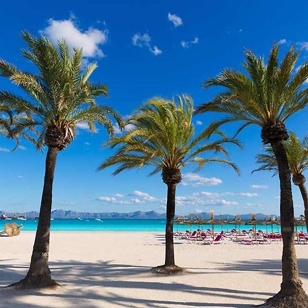 Apartment Corales De Mar, At Alcudia Beach Bagian luar foto